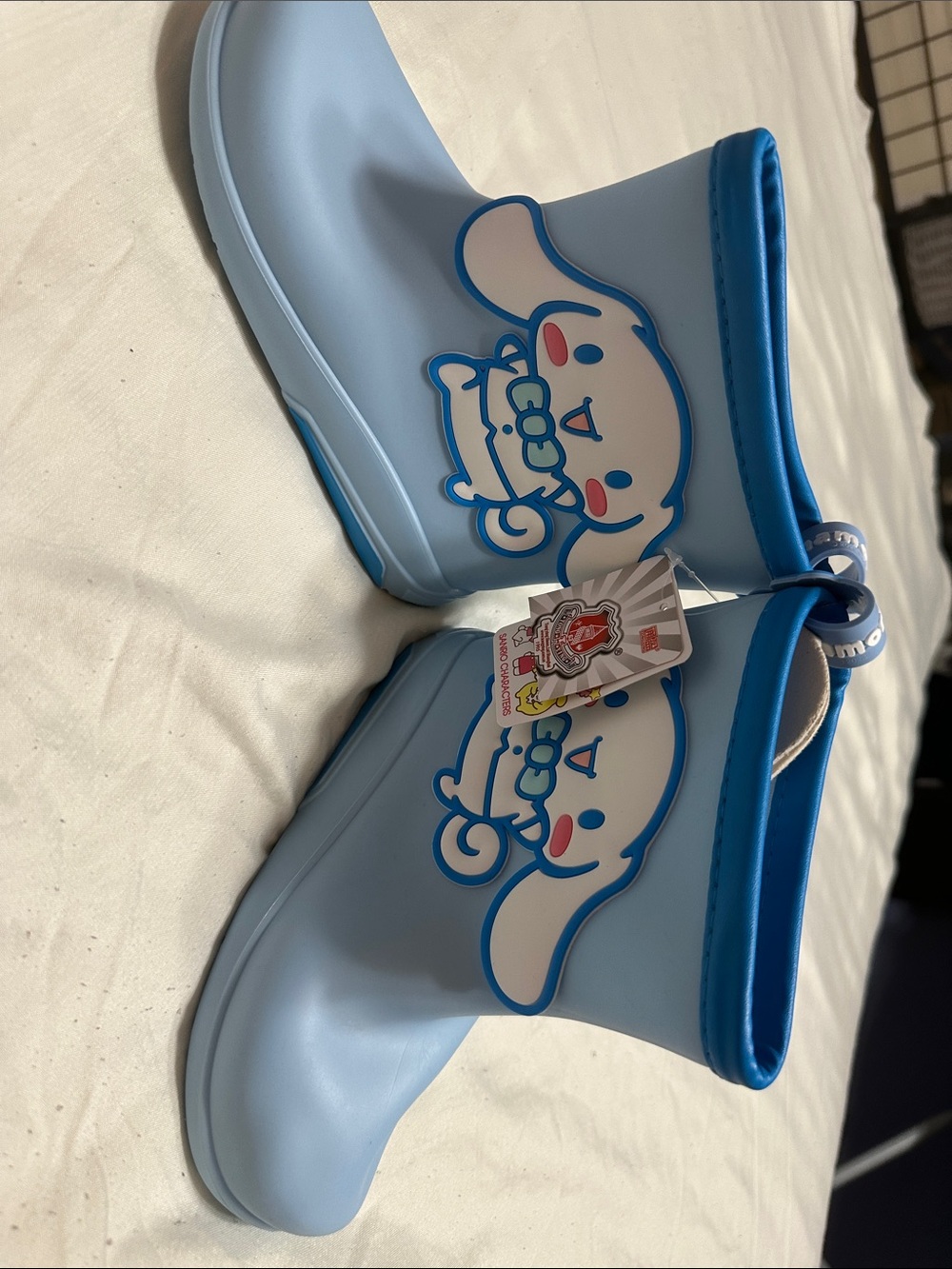 Hello Kitty Light Blue Kids Rain Boots with Character Graphic